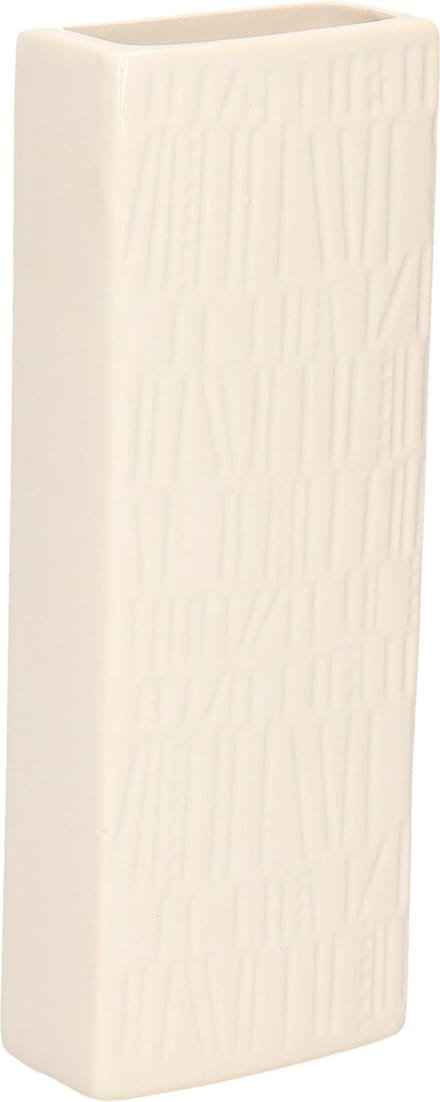 Gerimport Waterverdamper - warm wit - keramiek - 400 ml - radiatorbak luchtbevochtiger - 7 x 18,5 cm