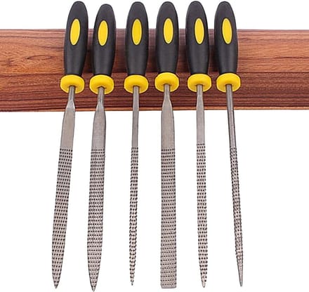 Naald Vijl Set - Mini Vijltjes - Metaal Bewerken - 6 Delig - 3x140mm - Metaal