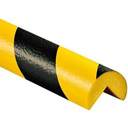 Hoekbeschermprofiel type A, 1-m-stuk magnetic, geel/zwart
