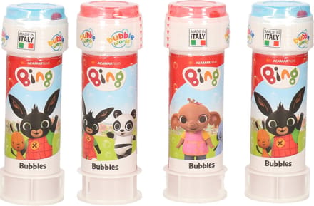 Bellenblaas - 6x - Konijn Bing - 50 ml - voor kinderen - uitdeel cadeau/kinderfeestje