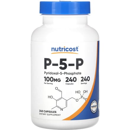 Nutricost, P-5-P, 100 mg, 240 capsules