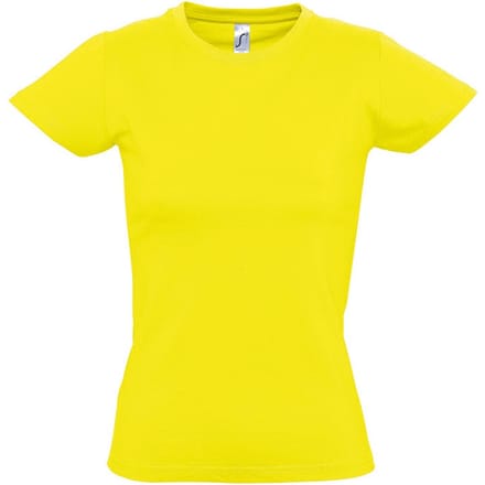 SOLS Dames/dames Imperial Heavy Short Sleeve T-Shirt (Citroen)