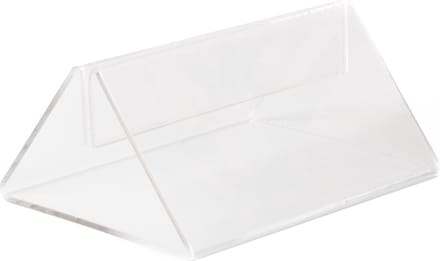 10,5cm - Transparante Menukaarthouder / Acrylglas Houder / Standaard - Type: MZ-105-T