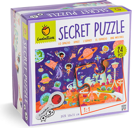 Ludattica Legpuzzel Secret Puzzle Space Junior 24 Stukjes