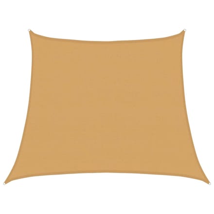 vidaXL - Zonnezeil - 160 - g/m² - trapezium - 3/4x3 - m - HDPE - lichtgrijs