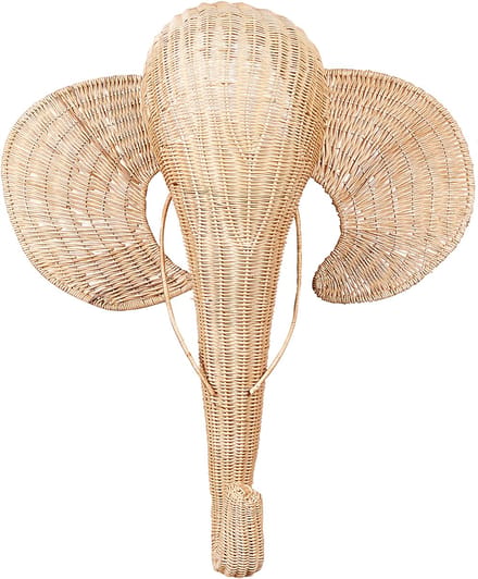 GRUNEY - Wanddecoratie - Licht - Rotan