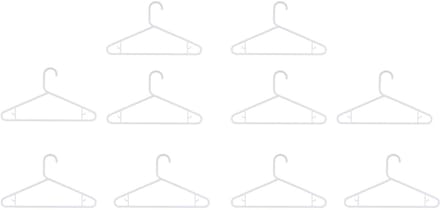 Kleerhangers 10pc