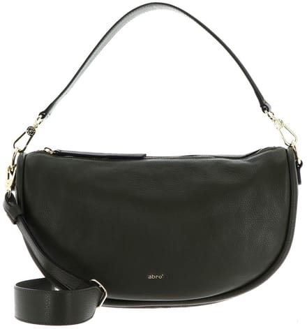 abro schoudertas Leather Dalia Hobo Bag Willow Oliv olijfgroen