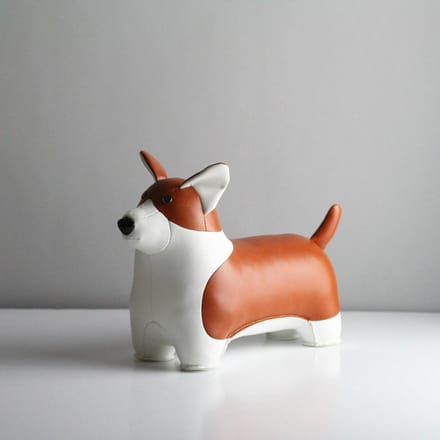 Zuny boekensteun dog Corgi tan-white