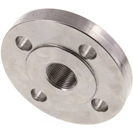 Draadflens DN20-PN16 Rp 3/4'' RVS 1.4571 DIN 2566