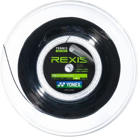 Yonex Tennissnaar Polytour Rexis 1.30 Zwart Op Rol 200m