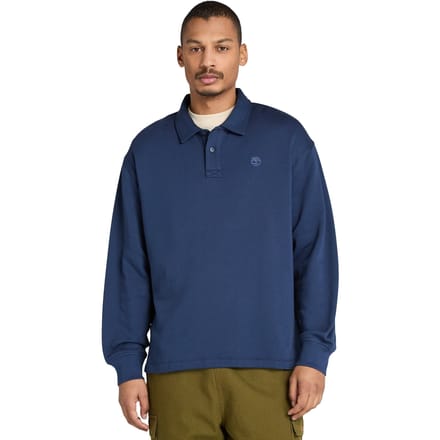 Timberland Polo Sweatshirt Peacoat Größe: M | Poloshirts Outlet | Herren