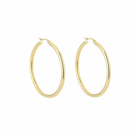 Bijoutheek Oorringen Hoop 3 mm Goud