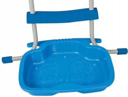 INTEX - Voetenbad zwembad - 56x49x9 cm - met haaksysteem - blauw