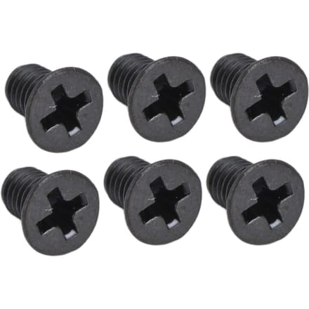 Assortiment de 50 vis cruciformes à tête fraisée DIN 965, galvanisées noires, M3 x 6