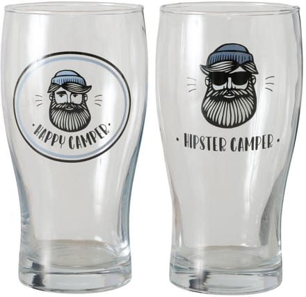 Boltze Home bierglas pintglas Camper 550ml multicolor vaatwasbestendig.
