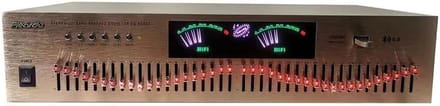 Bluetooth Stereo Equalizer - Audio Controller - Geluidsverbetering Thuis - Geborsteld Aluminium - 40-band - Goud