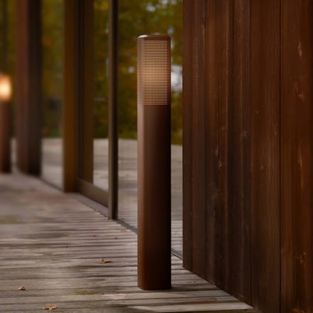 Nordlux Tuinpadverlichting Sidara 95 Seaside, bruin, aluminium, IP44, E27