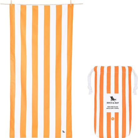 Dock & Bay Cabana - Strandlaken - Extra Large - ( 200x90cm ) - Ipanema Orange