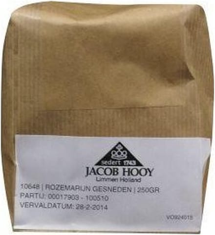 Jacob Hooy Rozemarijn gesneden 250 Gram