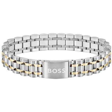 BOSS HBJ1580647 OWAN Heren Armband - Schakelarmband