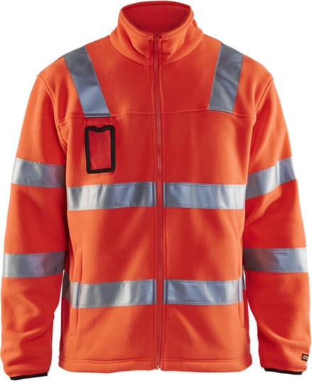 Blåkläder 4833-2560 Fleecejas High Vis Fluor Rood maat M