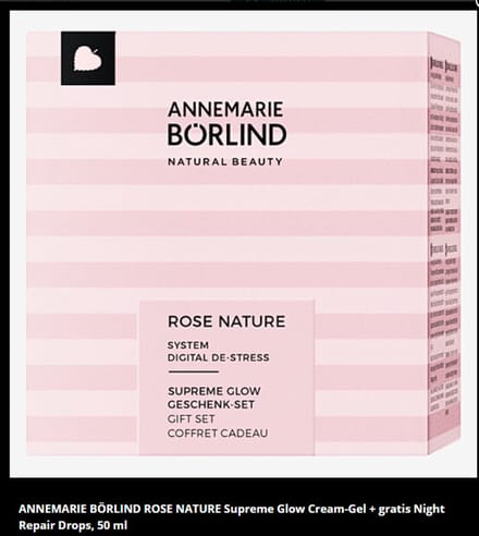 ANNEMARIE BÖRLIND - Rose Nature - Supreme Glow Gift Set - 55 ml