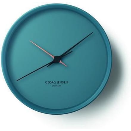 Georg Jensen wandklok Henning Koppel 22 cm blauw