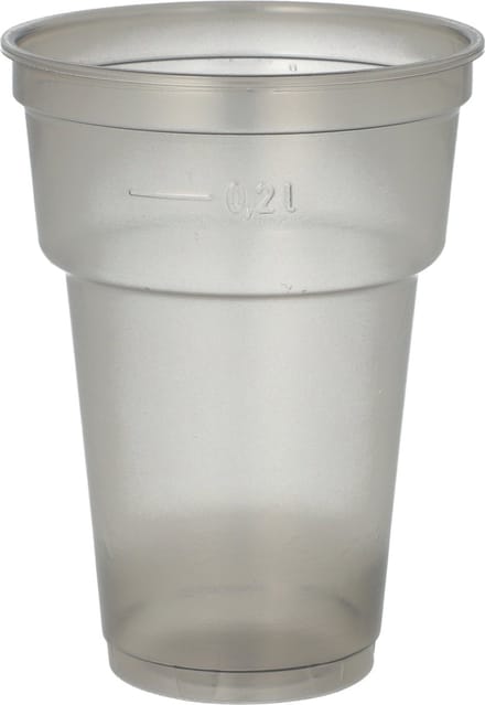 Bierbekers, herbruikbaar PP 250 ML Ø 7,8 cm · 10,4 cm (50 stuks) reusable!! onbreekbaar.
