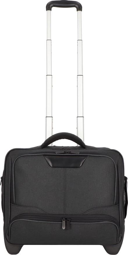 Dermata Business Laptop Trolley Canvas 3456CV Zwart