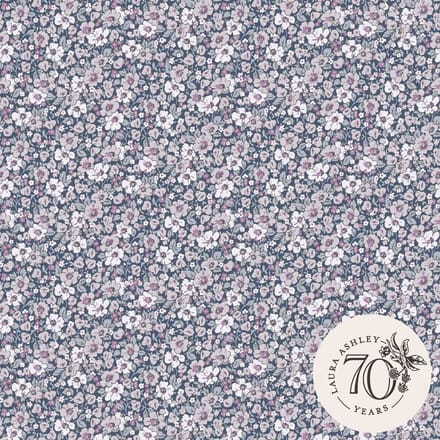Laura Ashley Libby Behang - Bloemen - 10mx52cm - Paars