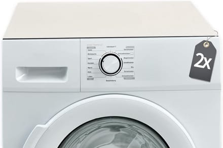 Antislip wasmachine-onderleggers set van 2 op maat snijdbaar