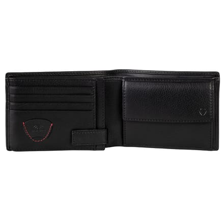 strellson Leren Portemonnee Oxford Circus Billfold H7 Wallet Black Zwart