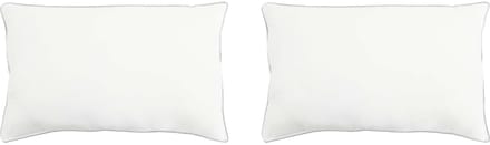 vidaXL - Hoofdkussen - 2 - st - 30 - x - 50 - cm - Bamboevezel - Wit