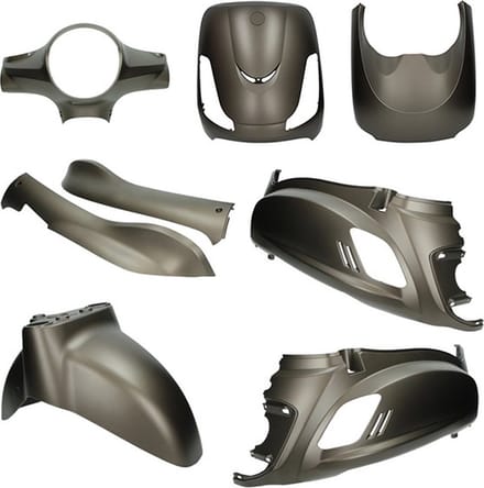Kappenset Sym Fiddle II 8-delig Titanium DMP