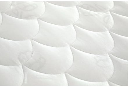 Vente-unique Set 140 x 190 cm bedbodem met opbergruimte, wit + matras van schuim van 15 cm dik - ZEUS van YSMÉE