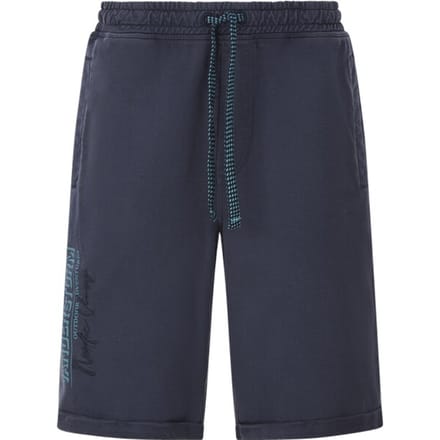 Jan Vanderstorm herren Sweatbermuda - 56/58 - donkerblauw - Plus Size