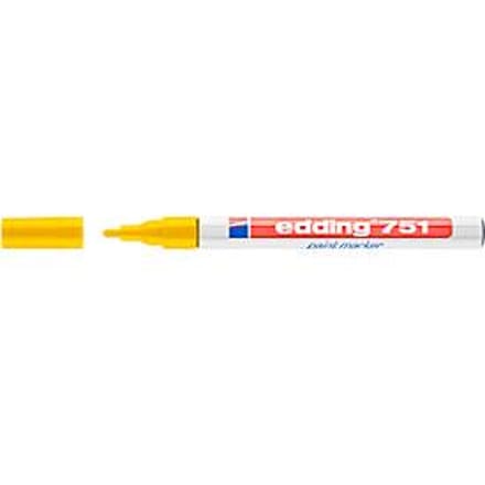 EDDING paint marker 751, 1-2 mm, geel, 1 st.