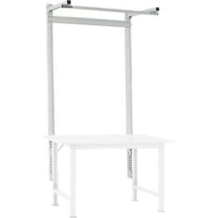 Packpool opbouwframe, met uitval, voor Packpool inpaktafel, B 1500