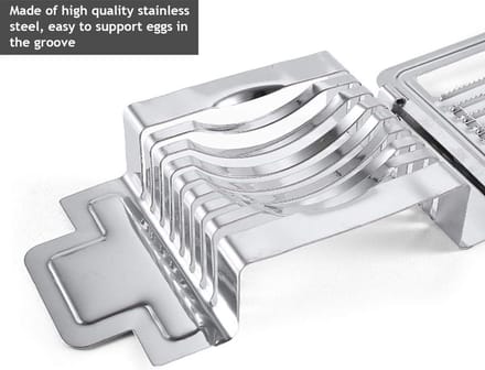 Equivera Eiersnijder - Eiersnijer - Eier Snijder - Eiersnijders - Champignonsnijder - Keukenbenodigdheden - Keuken Accessoires - Eiergereedschap - Egg Slicer