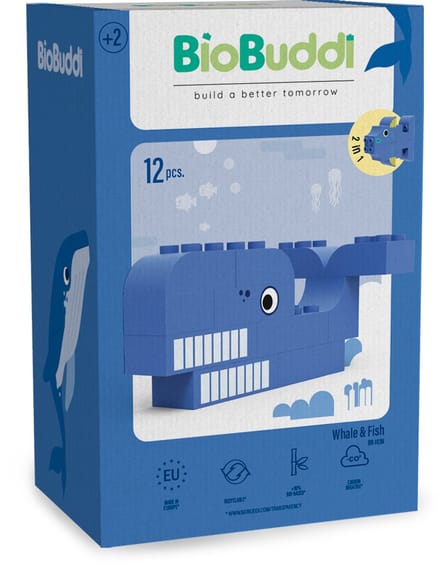 BioBuddi - Walvis en Vis bouwblokken