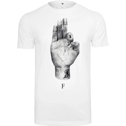 Urban Classics - FMS Sign Heren T-shirt - S - Wit