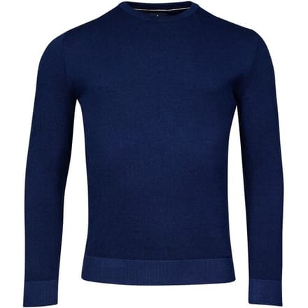 Baileys Trui Crew Neck Allover Plated 2-Tone Jacquard Cobalt / male