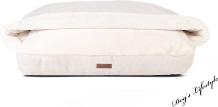 Snuggle Cave Hondenkussen Boucle Deluxe Ivoor Large 100cm Wasbare hoes! Supersoft
