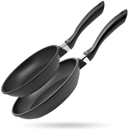 Set van 2 pannen 20 cm en 24 cm zonder PFAS Elo Alucast