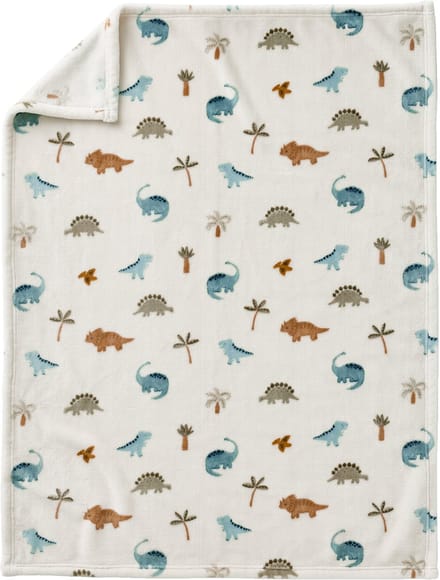 Vertbaudet Bedrukte fleece deken.