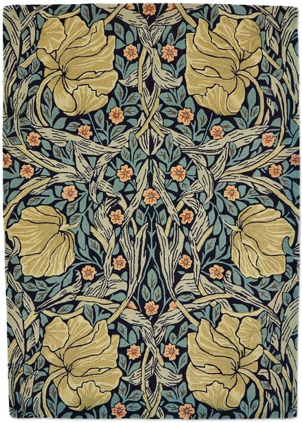 Morris & Co Pimpernel Indigo 28818 - 140 x 200 cm