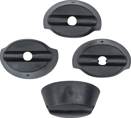 Basil Rubber Ring - voor Basil Buddy Space Frame - 4 Stuks - Zwart
