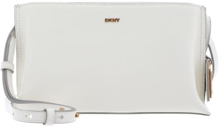 DKNY Leren schoudertas Alya Crossbody Marshmallow crème