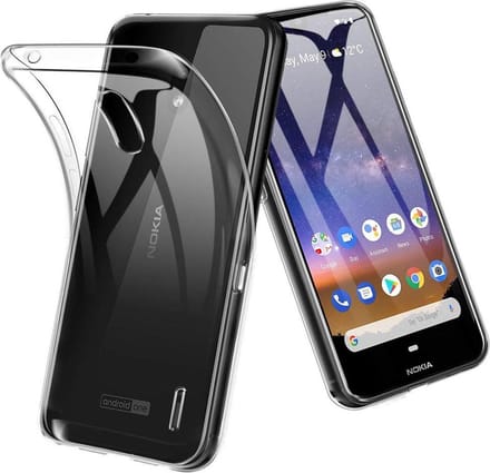 Hoesje Geschikt voor: Nokia 2.2 - Silicone - Transparant